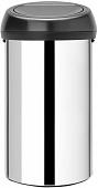 Brabantia Touch Bin 60 л (стальной полированный/черный)