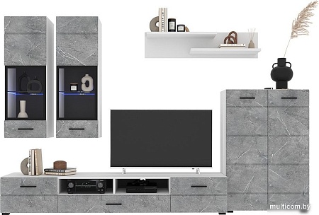 Горка Интерлиния Neo-1 без подсветки (керамика/белый)