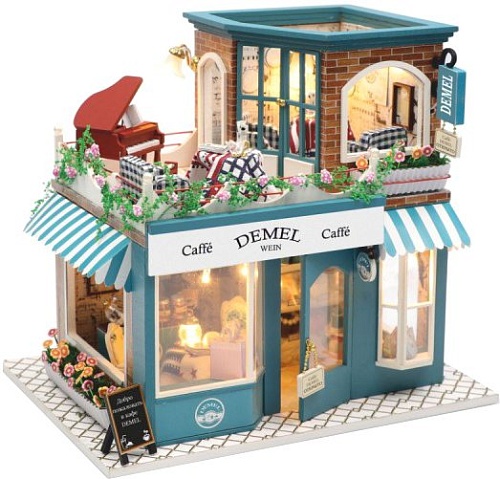 Румбокс Hobby Day Mini House Известные кафе мира Сaffe Demel PC2111