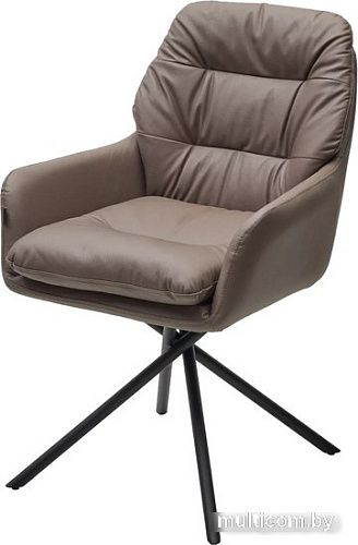 Стул M-City Guara поворотный 619M05464 (серыйRaven 18/черный каркас)