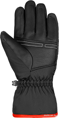 Горнолыжные перчатки Reusch Alan Junior 6361115-7705 (р-р 6, Black/Fire Red)