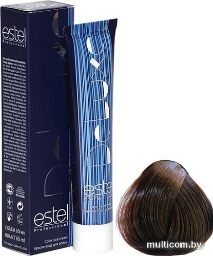 Estel Professional De Luxe 5/74 светлый шатен коричнево-медный