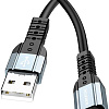 Кабель Borofone BX64 USB Type-A - microUSB (1 м, черный)