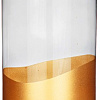 Ваза Muza Modern Cylinder Smoky/Gold 380-911