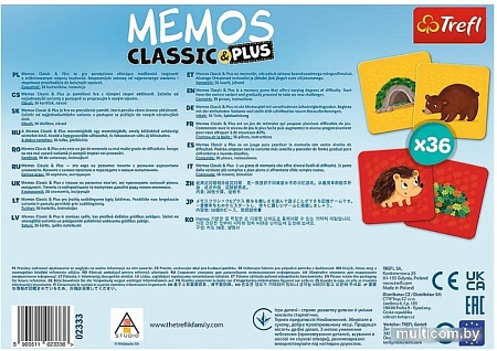 Развивающая игрушка Trefl Мой первый мем. Животные и их дом 02333 (36 эл)