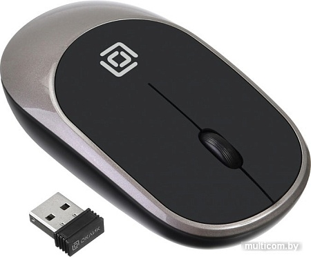 Мышь Oklick 535MW (черный/серый)