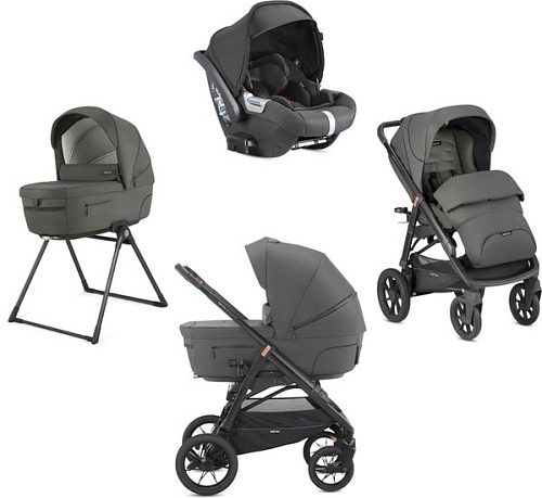Универсальная коляска Inglesina Aptica Quattro (4 в 1, charcoal grey)