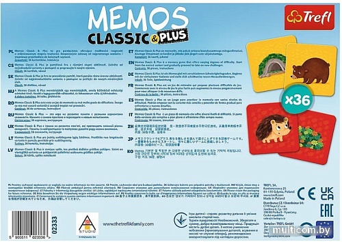 Развивающая игрушка Trefl Мой первый мем. Животные и их дом 02333 (36 эл)