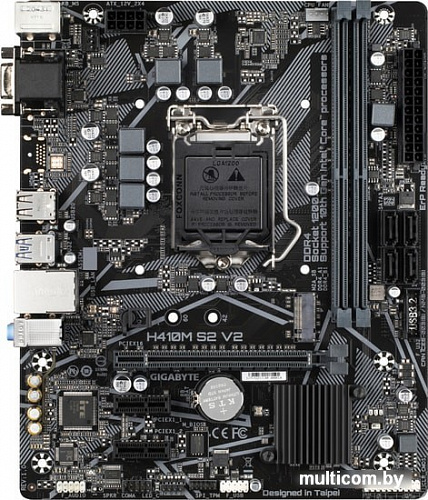 Материнская плата Gigabyte H410M S2 V2 (rev. 1.0)