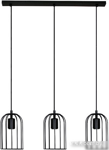 Подвесная люстра Элетех Танго 231 НСБ 01-3х60 -166 Е27 1005405018 (черный муар)