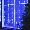 Световой дождь Luazon Водопад 400 LED 2х1.5 м (синий) 1080185
