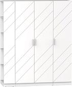 Шкаф распашной Интермебель Марсель-22 МР 01-22-MN (белый софт)