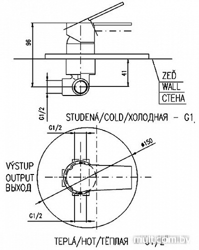 Смеситель Slezak RAV Colorado CO183L