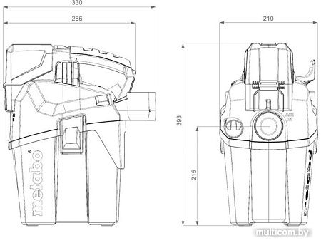 Пылесос Metabo AS 18 L PC Compact