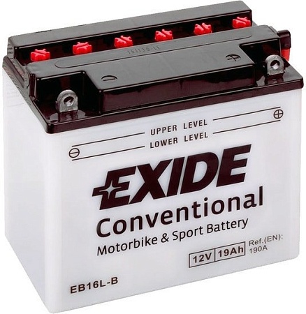 Мотоциклетный аккумулятор Exide EB16L-B (19 А&middot;ч)
