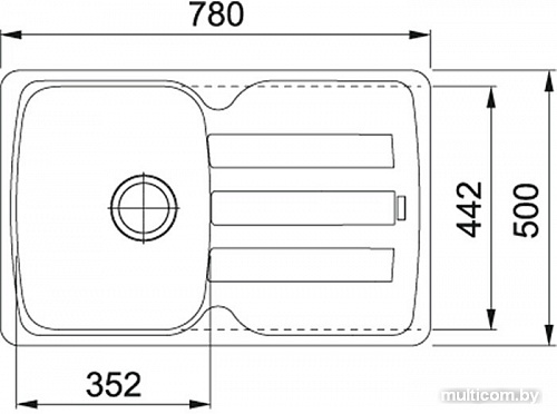 Кухонная мойка Franke Antea AZG 611-78 (бежевый)