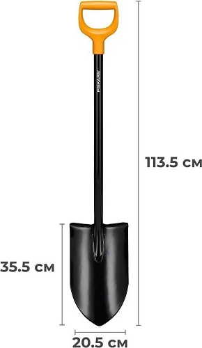 Лопата штыковая остроконечная Fiskars XL Blade 1067516