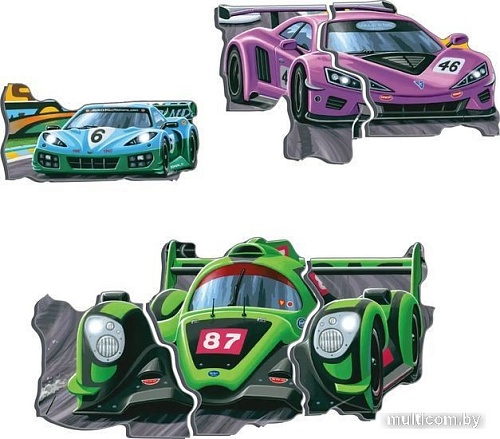 Мозаика/пазл Larsen Гоночные машинки PG1