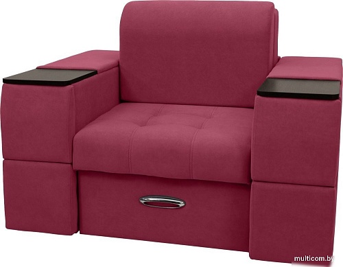 Сириус Лидер-13 ППУ 135x110 (Eva 16 велюр темно-красный)