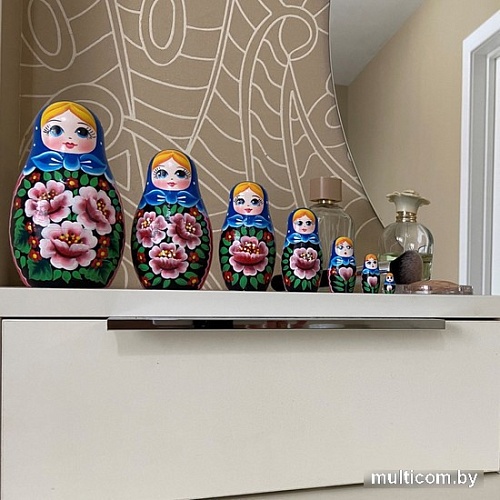 Развивающая игра Брестская Матрешка В сарафане с розами (набор 7 шт)
