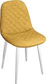 Стул Трия Ричи К1С (белый матовый/микровелюр Duna Curcuma)