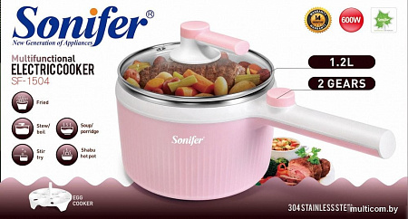 Электрокастрюля Sonifer SF-1504 (розовый)