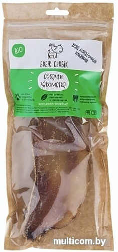 Лакомство для собак Бобик Снобик Хрящ лопаточный говяжий сушеный 70 г