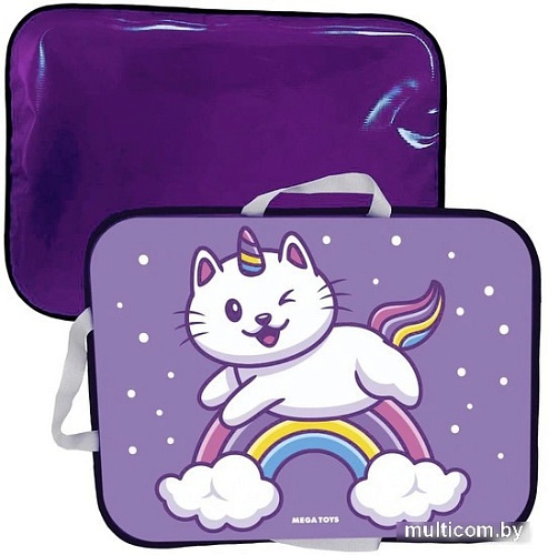 Ледянка Mega Toys Кот-единорог 22411 (фиолетовый)