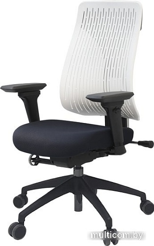 Кресло Comf-Pro Truly (черная крестовина, черный/белый)