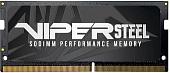 Оперативная память Patriot Viper Steel 8GB DDR4 SODIMM PC4-21300 PVS48G266C8S