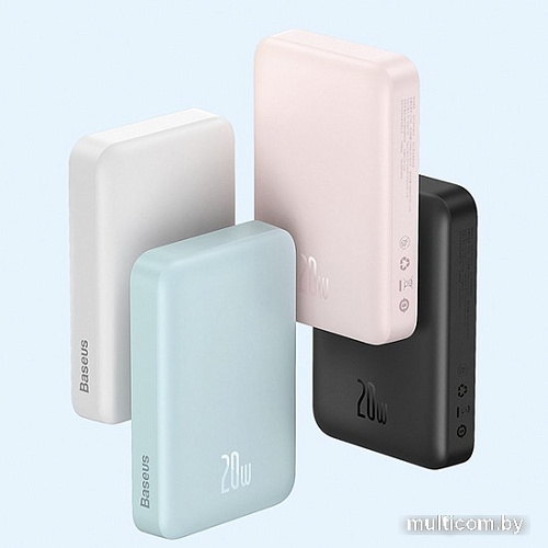 Baseus Magnetic Mini Wireless Fast Charge Power Bank 10000mAh 20W (сиреневый)