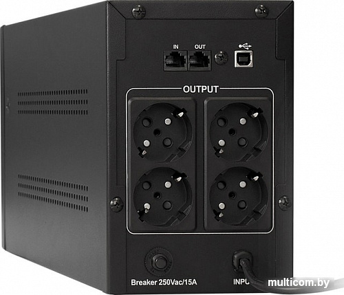Источник бесперебойного питания ExeGate SpecialPro Smart LLB-2000.LCD.AVR.EURO.RJ.USB