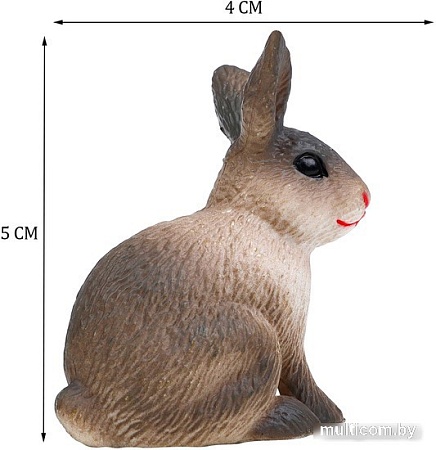 Фигурка Masai Mara На ферме. Кролик серый MM212-203