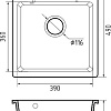 Кухонная мойка GranFest QUARZ GF-UR-245 (серый)