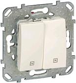 Выключатель для жалюзи Schneider Electric Unica MGU5.208.25ZD
