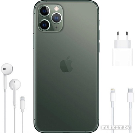 Смартфон Apple iPhone 11 Pro Max 256GB (темно-зеленый)
