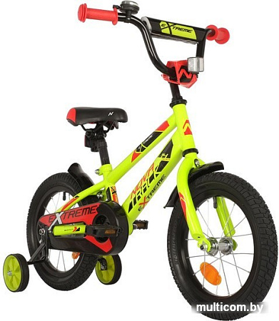 Детский велосипед Novatrack Extreme 14 2021 143EXTREME.GN21 (зеленый)