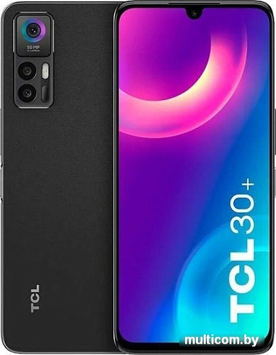 Смартфон TCL 30+ T676K 4GB/128GB (черный)