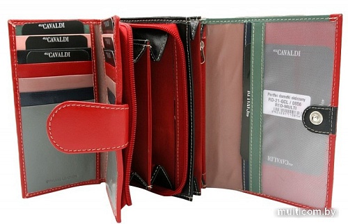 Кошелек Cedar 4U Cavaldi RD-21-GCL (красный мульти)