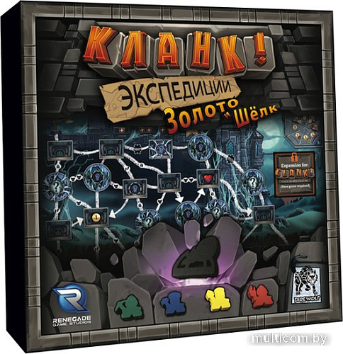 Карточная игра Lavka Games Кланк! Экспедиции: Золото и шелк (дополнение)