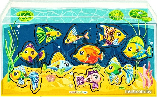 Магнитная рыбалка WoodLand Toys Рыбалка Аквамир 062300