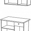 Кухня Горизонт Point 150 (белый)
