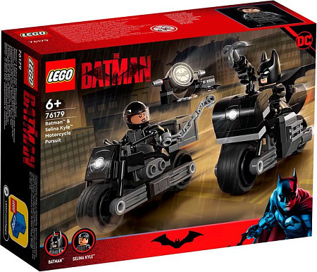 Конструктор LEGO DC 76179 Бэтмен и Селина Кайл: погоня на мотоцикле