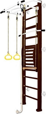 Детский спортивный комплекс Kampfer Helena Maxi Wall Высота 3 (шоколадный/белый)