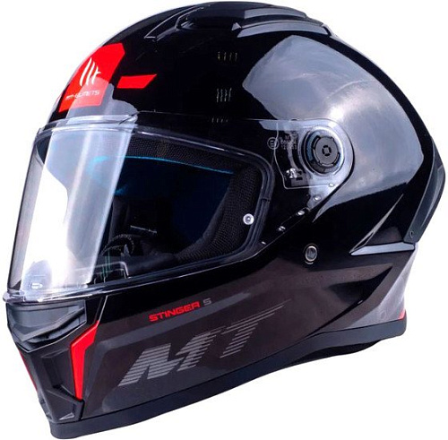 MT Helmets Stinger 2 Solid (S, глянцевый черный)