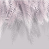 Фотообои Citydecor Пальмовые листья с оттенком (пудровый-серый) 500x270