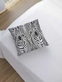 Чехол на подушку JoyArty Пара зебр sl_12975