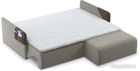 Угловой диван Moon Trade Барселона 118 002067 (коричневый/серый)