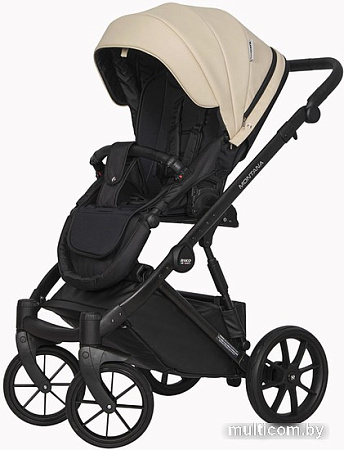 Универсальная коляска Riko Basic Montana Ecco (2 в 1, 15/бежевый)