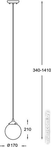 Лампа Zumaline Riano P0454-01D-F7AA